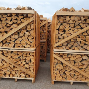 Palle med torrrved, björkved; 2,5 m³