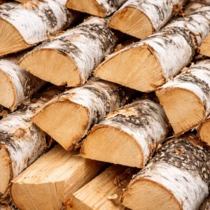 Björkved i container – med hemleverans